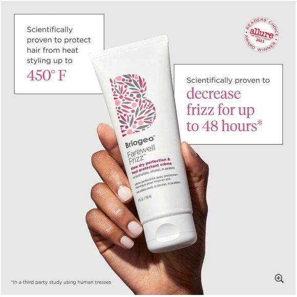 🌸 (x3) Briogeo Bundle (1) Mega Moisture Leave-in Spray (2) Blow Dry Heat Creme - Picture 2 of 15